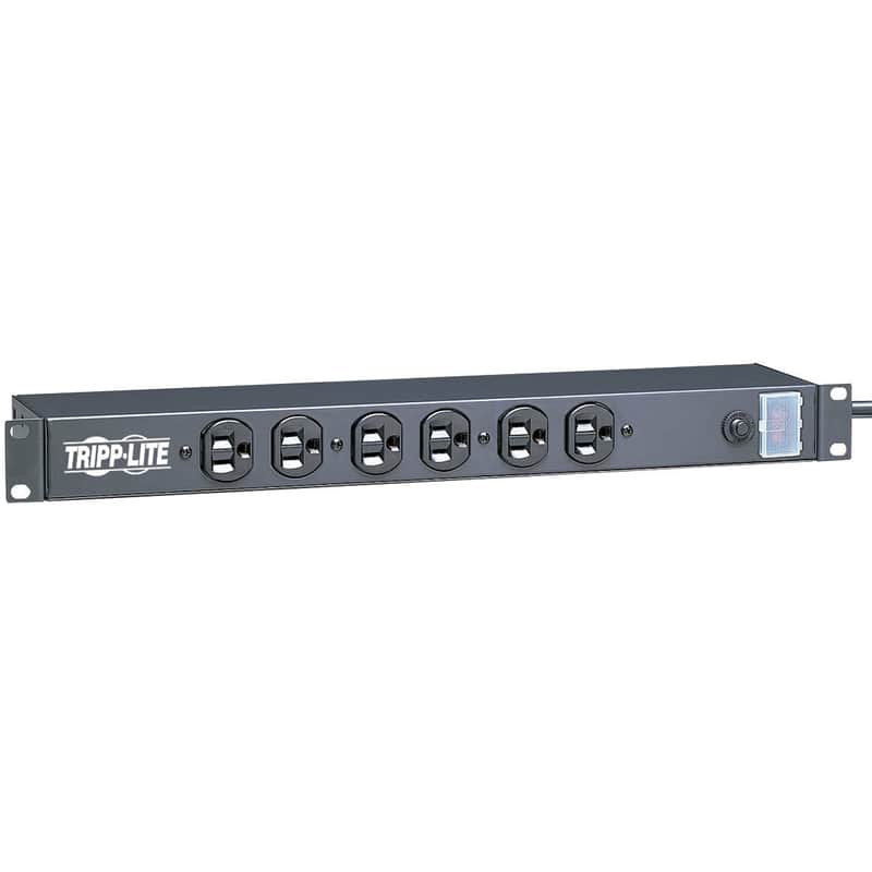 Tripp Lite - RS-1215 - Power Strip Rackmount 120V 5-15R 12 Outlet 15' Cord 1URM image 1