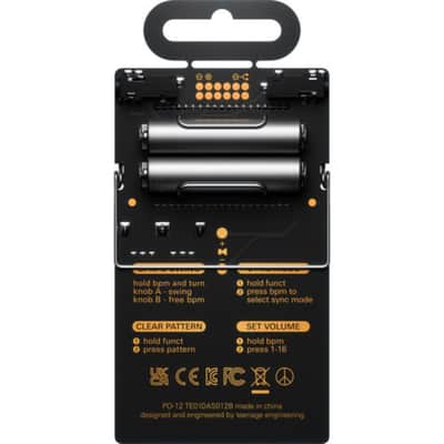 teenage engineering PO-12 Rhythm Drum Synthesizer image 2