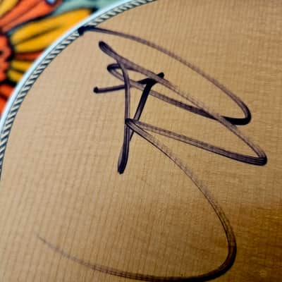 Robert Johnson Tribute Guitar - Delta Blues Parlor Guitar Autographed by BB King, Robert Cray, Buddy Guy, Jeff Healey image 20