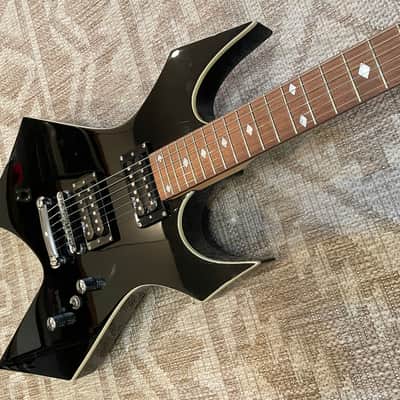 B.C. Rich Warlock Revenge Onyx Widow Headstock w/Original Hardshell Case image 4