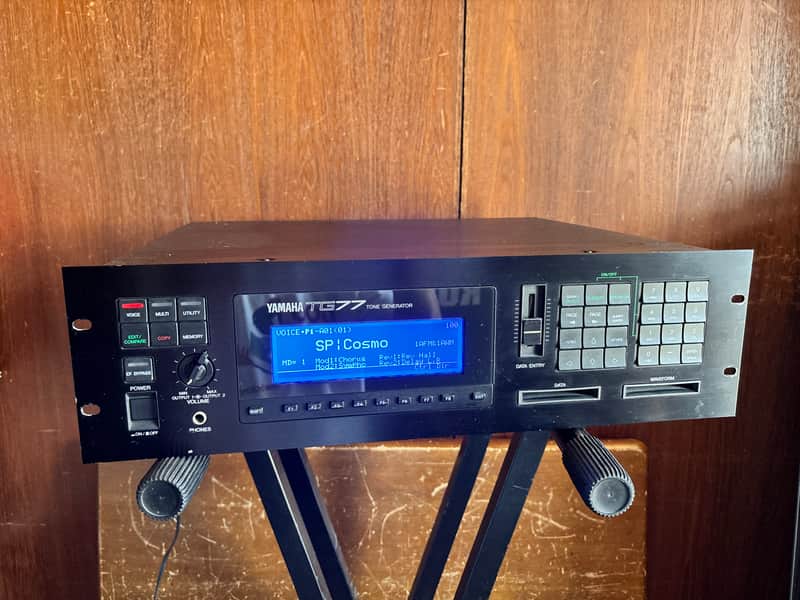 YAMAHA TG77 TONE GENERATOR New internal battery & display SY77 image 1