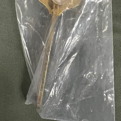 American Plating 501G Bent-Stem Trumpet Lyre 2010s - Brass-Lacquered image 3