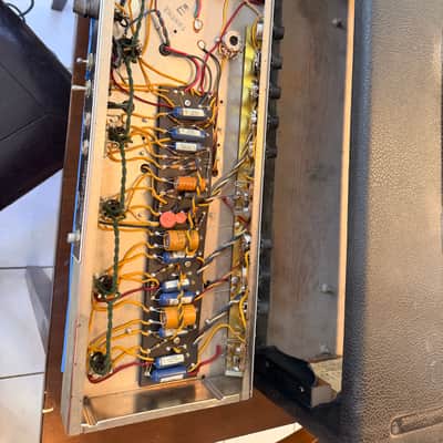 Fender Bandmaster with factory matched cabinet image 17