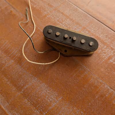 Fender Telecaster Bridge Pickup With Bottom Plate 1969 Gray Bottom image 3