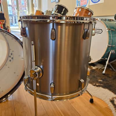 Drum Kits - Blackwood Drum Co. 14x22 9x13 15x16 Steel/Hybrid Maple Drum Kit image 10