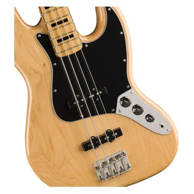 Squier Classic Vibe '70s Jazz Bass - Natural w/ Maple Fingerboard image 5