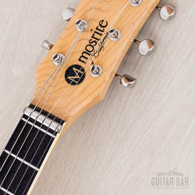 1990s Mosrite Ventures Model 3/4 Size Custom, White w/ Vibramute, Japan Kurokumo image 4