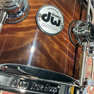 DW Collector's Series Exotic Snare Drum - 6.5x14 - Candy Black Burst Over Vavona image 10