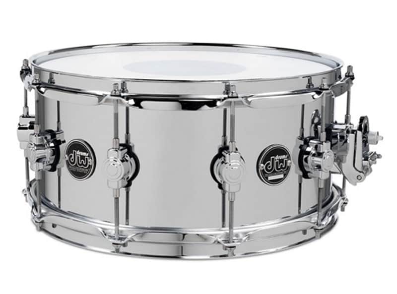 DW Drum Workshop Performance Series Chrome Over Steel Snare Drum 6.5"x14"