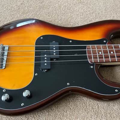 Westfield P bass guitar Recent  - Sunburst stunning 4 string bass image 3