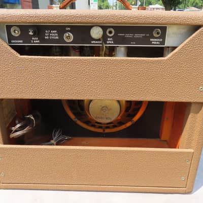 FENDER 1962 PRINCETON-AMP BROWN TOLEX 6G2-A TIME CAPSULE MINT! ORIGINAL 1 OWNER! image 2