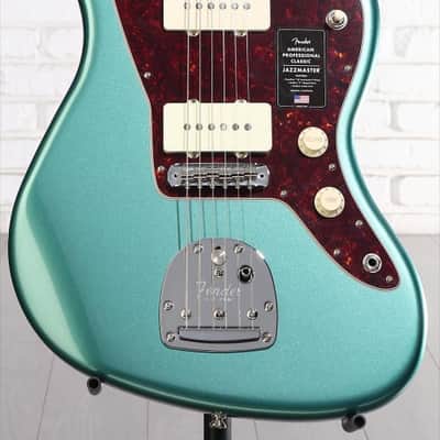 Fender American Professional Classic Jazzmaster Electric Guitar - Faded Sherwood Green Metallic (JazzMAPCRSGd1) image 5