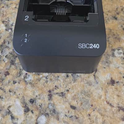 Shure SBC240 2-Bay Networked Docking Charger without Power Supply 2022 - Present - Black image 1