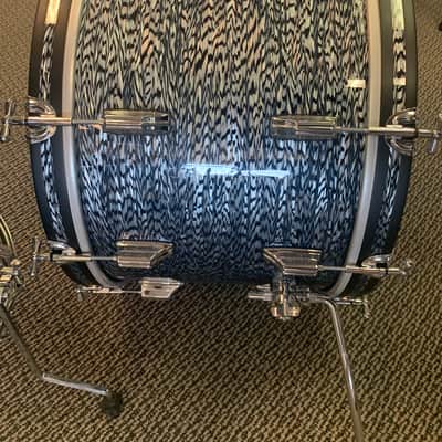 Rogers Cleveland 3pc Drum Set - 13/16/22 - Sky Blue Onyx image 5