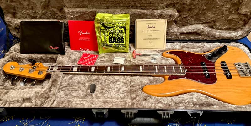 Fender Ultra Jazz Bass 2019 - Natural Ash image 1
