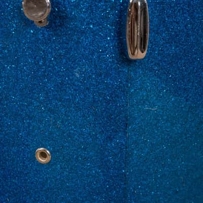 1960s Rogers Holiday Headliner Sparkling Blue Pearl Drum Set image 14