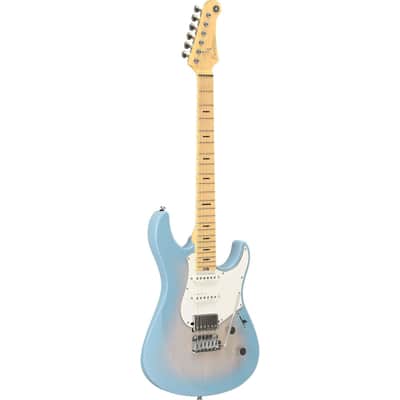 Yamaha PACP12M Pacifica Professional HSS Electric Guitar Beach Blue Burst Finish w/ Case DEMO image 2