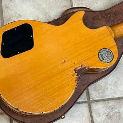 2026 Gibson 1959 Les Paul Standard Chambered Antique Natural Heavy Aged Murphy Lab image 12
