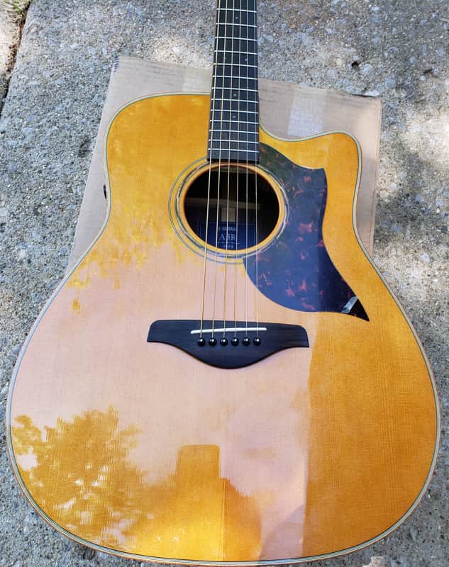 Yamaha AC3R A-Series Concert Acoustic/Electric Guitar Natural w/ Rosewood Back and Sides spruce top image 1