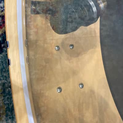 DW Tris Imboden's Chicago, 8x22" DW/May Bass Woofer with Internal Microphone 2002 - Transparent Wine Red Lacquer image 8