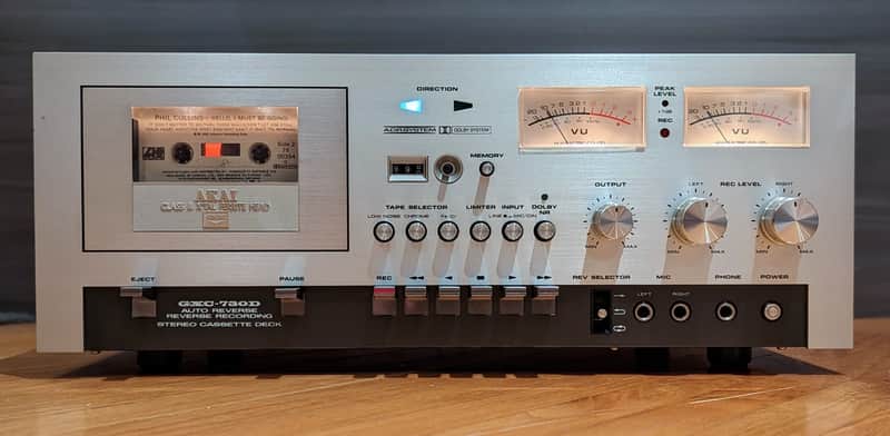 Akai GXC-730D Cassette Deck/ Top of The Line / 3 Head / Auo