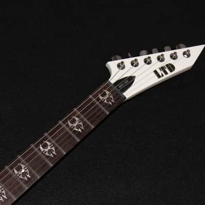 ESP LTD MAX-200 Max Cavalera Signature White Electric Guitar image 5
