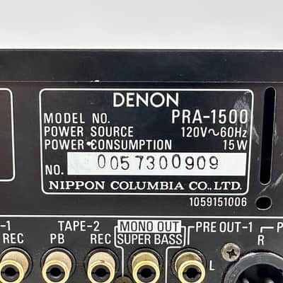 Denon PRA-1500 Stereo Pre-Amplifier image 9