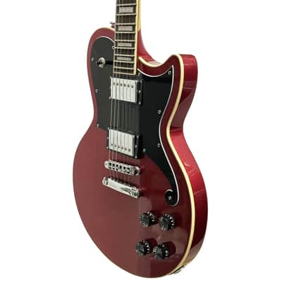 D'Angelico Premier Atlantic Electric Guitar Oxblood w/Gig Bag image 3