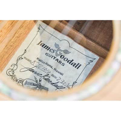 1996 Goodall Koa Jumbo Cutaway KJC natural image 15
