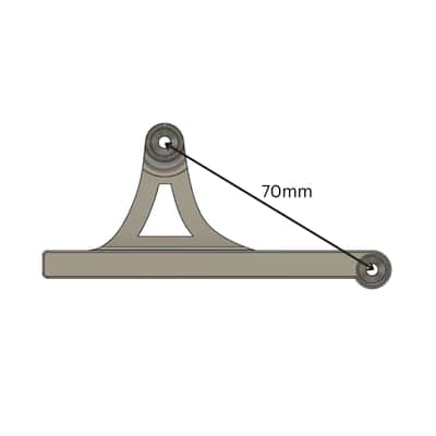 Music Man Sterling & Stingray Ray Bass Thumb Rest - No-Drill Tug Bar, Ergonomic Grip - Cream image 10