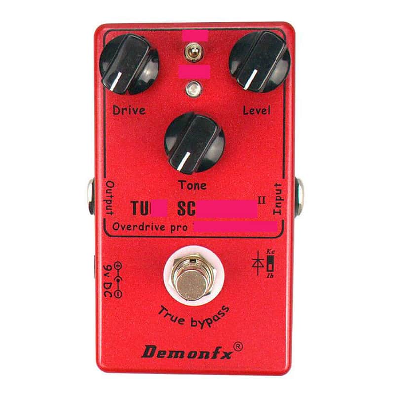 Demonfx Tube Red TS II with 2 Overdrive options. Internal mode switch image 1