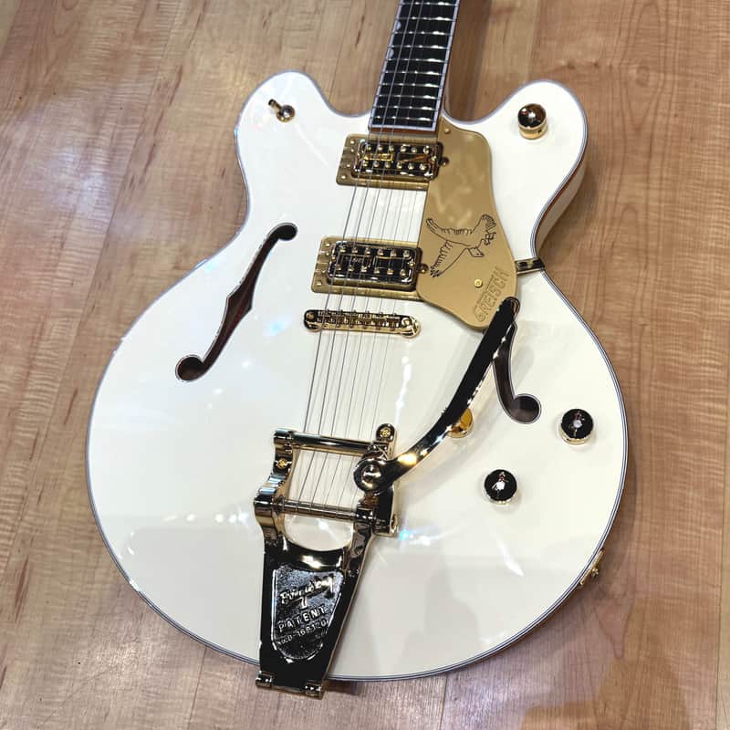 Gretsch Falcon Center Block LImited Edition with String-Thru Bigsby and Gold Hardware 2025 - Vintage White image 1