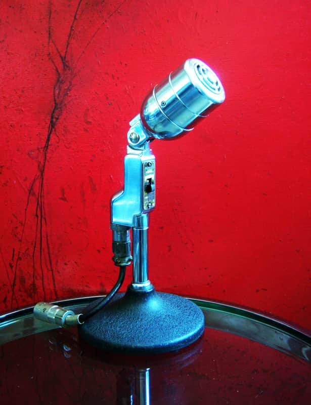 Vintage rarer 1940's Electro-Voice 630 Omnidirectional Dynamic Microphone Hi Z w cable 635 Marilyn Monroe image 1