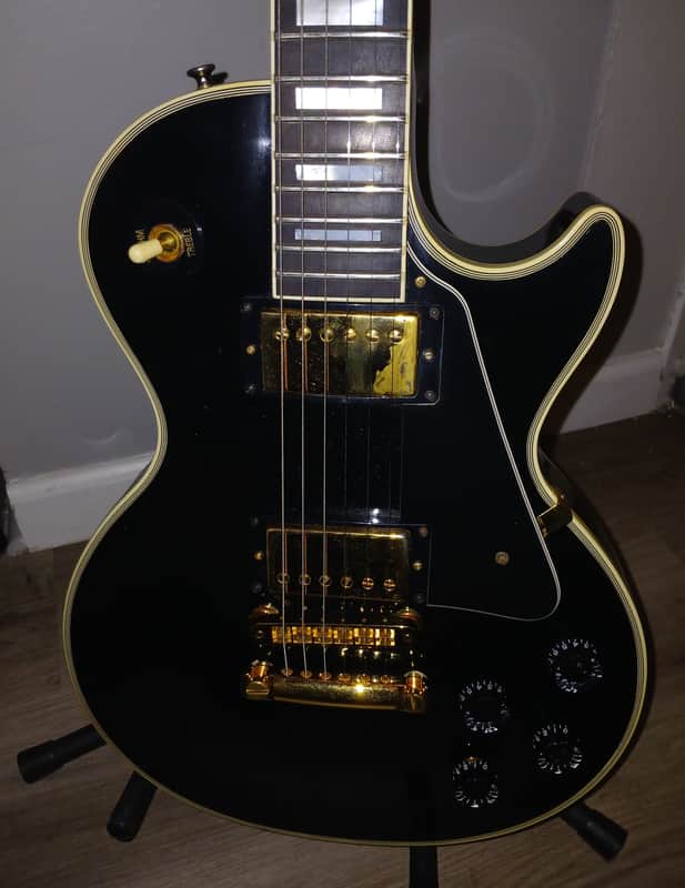 1996 Gibson Les Paul Custom – Ebony "Black Beauty" image 1