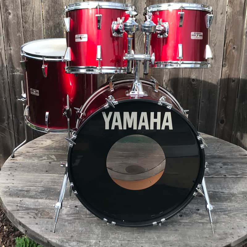 Yamaha Stage 5000 Series Drum Set 80’s (MIJ)Beech & Mahogany Shells image 1