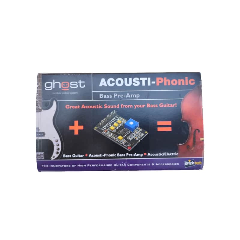 Graph Tech Piezo BASS Electric Acoustic Bass Ghost Acousti-Phonic Preamp Kit PK-0340-00 image 1