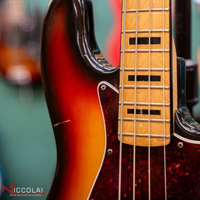 Fender Jazz Bass 3-color Sunburst 1972 Original image 10