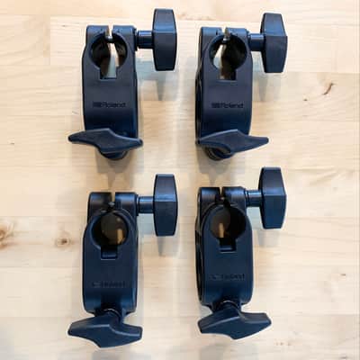 4X NEW Roland MDH-6U V-Drum 1.5 inch Rack Clamps (Clamp Only) Pad Tom Snare Mount 7U image 1