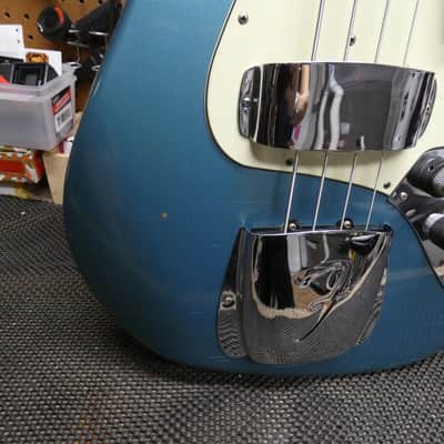 Fender '62 Jazz Bass Stack Knob Reissue - USA 1998 - Lake Placid Blue image 5
