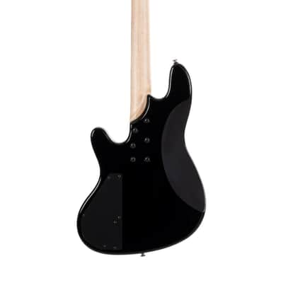 Cort NJS4BK Elrick NJS 4 Bass Guitar. Black image 4