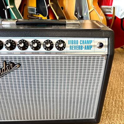 Fender '68 Custom Vibro Champ Reverb Silverface Reissue image 3