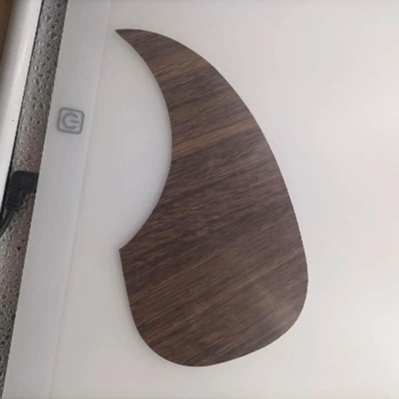 Plain Rosewood Acoustic Guitar Scratch Plate Pickguard image 1