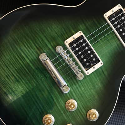 2013 Gibson Les Paul Slash Signature 50's Standard Electric Guitar Anaconda Green + HSC image 4