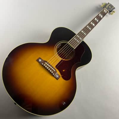 Gibson J-185 Original 2021 Vintage Sunburst Near mint, Flamey, super action BIG sound!! Original tag and Gibson Hardshell! image 2