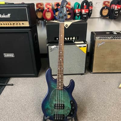 Sterling by Music Man Sting Ray 4-String Bass Guitar (RAY34 Poplar Burl H) image 2