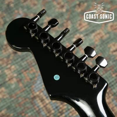 1985 Fender Boxer Series Stratocaster ST-555 All Black Made in Japan image 14