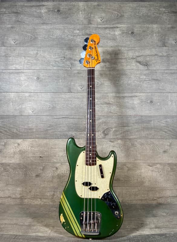 Fender Competition Mustang Bass 1971 Lake Placid Blue image 1