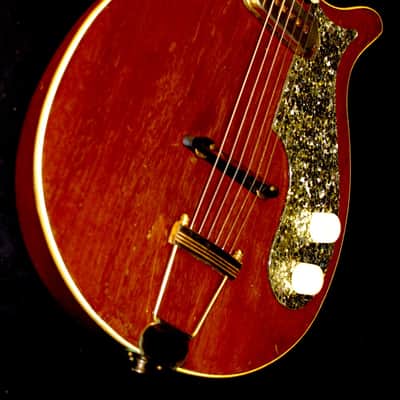 Premier Multi-Vox E275 1958 Natural Mahogany. THE SCROLL GUITAR. Incredible & Rare. Collectible.. image 18