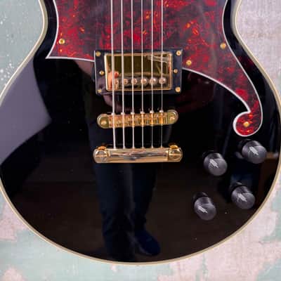 D'Angelico D'angelico Deluxe Atlantic Baritone 2021 - Present - Solid Black image 3