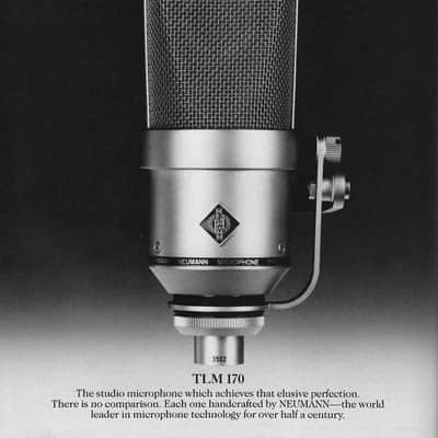 Neumann TLM 170R Large Diaphragm Multipattern Condenser Microphone 1993 - Present - Nickel image 9